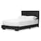 Baxton Studio Solo Modern Black Faux Leather Full Size Platform Bed 125-6815 - alternate 1